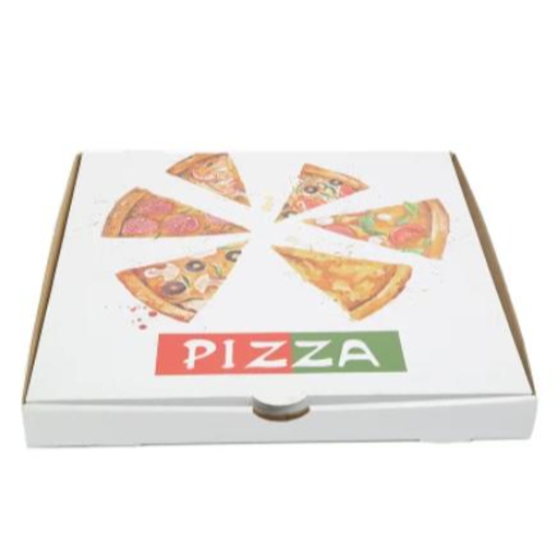 Engros brugerdefineret logo trykt 8-16 tommer miljøvenlig kassepakke Food Grade Paper Pizza Box